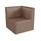 Flash Furniture Bright Beginnings Commercial Grade Modular Classroom Soft Seating, 1-Seater Corner Chair, Neutral Vinyl MK-ME15716-GG - alternate 1